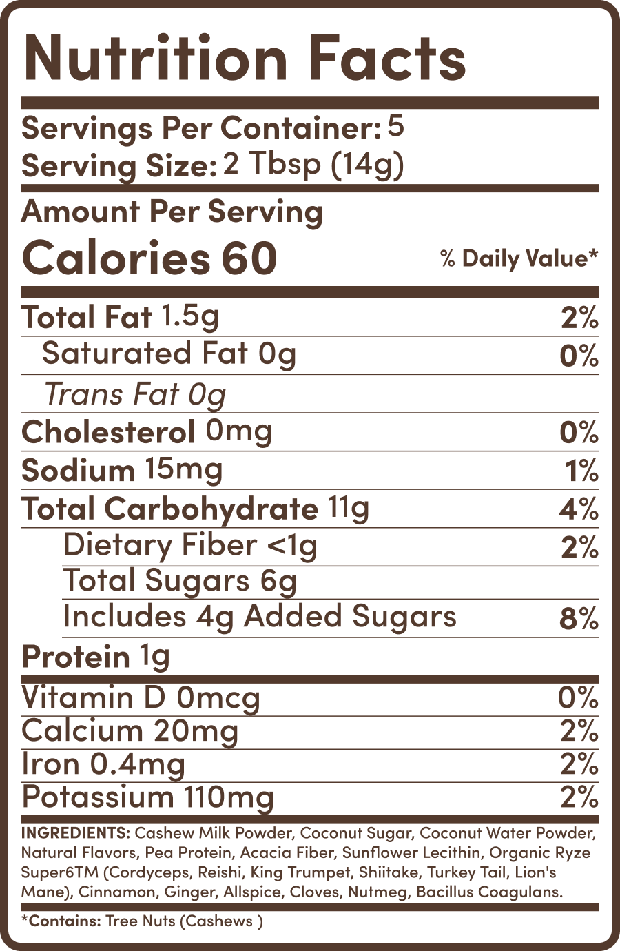 Nutrition Info